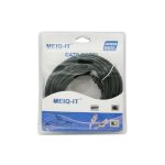Καλώδιο Δικτύου Ethernet U/UTP Cat.6 15m MEIQ-IT 1153-47 Μαύρο