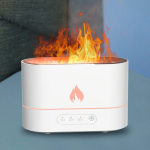 Συσκευή αρωματοθεραπείας Φωτιά Flame Aroma Diffuser Humidifier Λευκό - Image 2