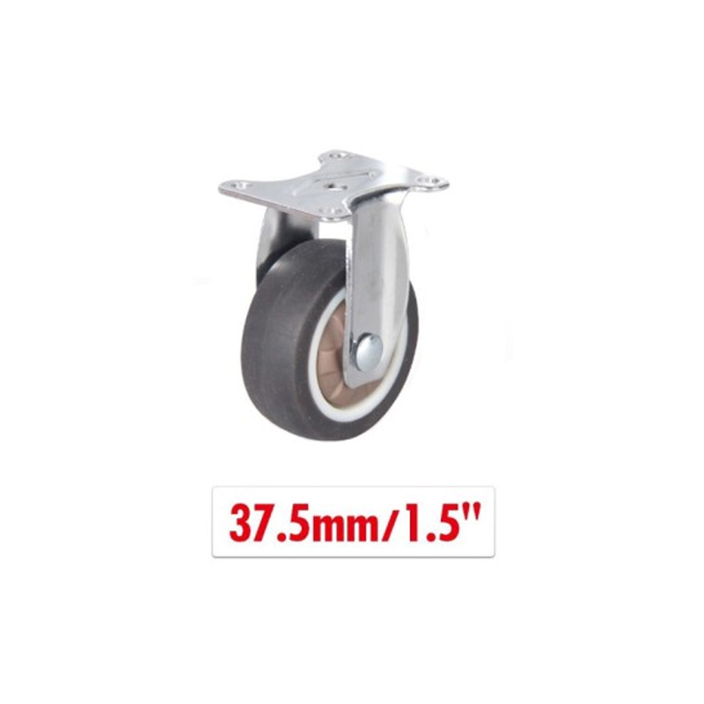 ds4-1199-24 Ροδάκι Επίπλου με Πλάκα Σταθερή 37.5mm/1.5" χωρίς Φρένο 1τμχ 1199-24 - Image 1