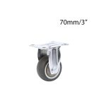 Ροδάκι Επίπλου με Πλάκα Σταθερή 70mm/3.00" χωρίς Φρένο 1τμχ 1199-27