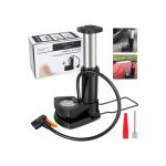 Mini Τρόμπα Δαπέδου / Ποδιού με Μανόμετρο 12 bar / 160 psi με Μανόμετρο 17.5x13x9.5cm Mini Foot Pump 1272-22