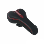Σέλα Ποδηλάτου 240mm x 140mm Gear Bike 1322-55 Μαύρη - Κόκκινη