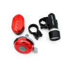 Σετ με Φώτα Ποδηλάτου LED Bike Light με Κουδούνι 1322-68