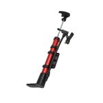 Mini Τρόμπα Αέρος Χεριού 32cm Μηχανής - Ποδηλάτου 1422-10 Κόκκινο - Image 2