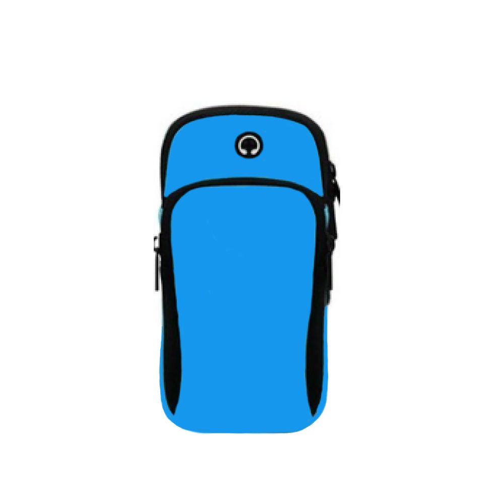 ds4-2001916-4-2 Kmt Style Θήκη Μπράτσου Running Sports Phone Band Case με Υποδοχή Εξόδου Ακουστικών 2001916 Σκούρο Μπλε/Μαύρο - Image 1