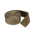 Θερμομονωτική Ταινία Λαιμού Εξάτμισης 10m Exhaust Insulating Wrap Tape σε Χρυσό Μπεζ Χρώμα