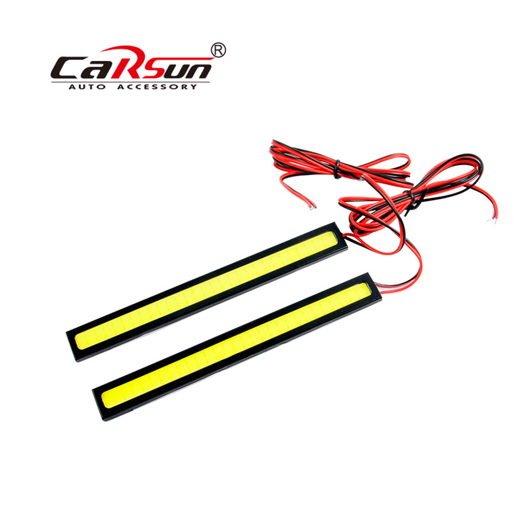 ds4-20186-28 LED COB ΑΥΤΟΚΟΛΛΗΤΑ ΑΥΤΟΚΙΝΗΤΟΥ 2 ΤΕΜ 12V 17CM CARSUN LA-625 - Image 1
