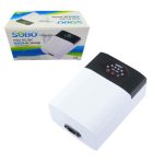 Mini Αεραντλια Ενυδρειου AC/DC 12W με έξοδο αέρα 2x5 lt/m Sobo Air Pumps SB-468