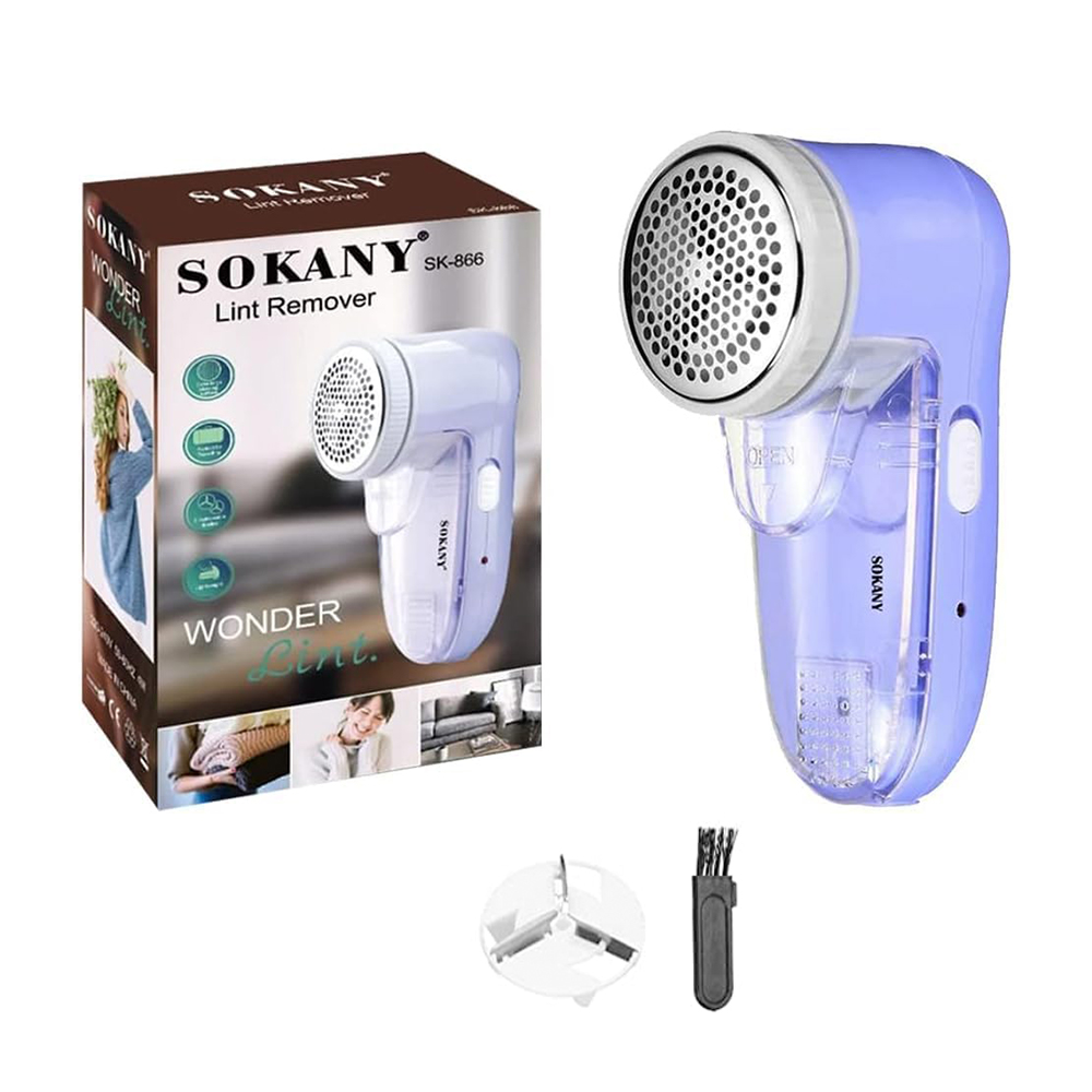 ds4-485476-1 Επαναφορτιζόμενος Αποχνουδωτής Υφασμάτων Wonder Lint Remover 4W Sokany SK-866 - Image 1