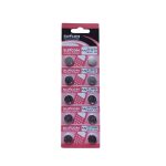 Αλκαλικές Μπαταρίες Ρολογιών LR1130 - AG10 - LR54 1.55V 10τμχ Suncom OEM