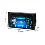 Android 2DIN Οθόνη Αυτοκινήτου 7″ με CarPlay, GPS & Bluetooth 4+64G DS-6850 OEM - Image 2