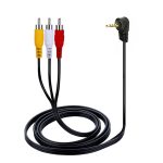 Καλώδιο Ήχου mini Jack Stereo 3,5mm 4Pin σε 3 RCA Αρσενικά 1.5m 10513-022 - Image 2
