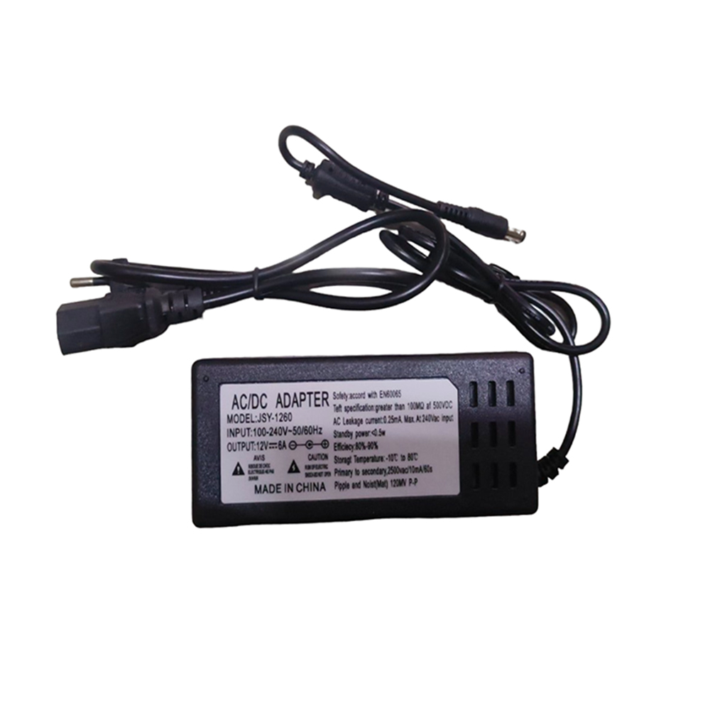 ds4-jsy-1260-1 Τροφοδοτικό για κάμερες και για LED IP20 12V 6A JSY-1260 OEM - Image 1