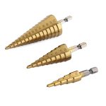 Κλιμακωτές Φρέζες - Τρυπάνια Βαθμωτά Step Drill HSS 3τμχ 12/20/32mm 755902 ΟΕΜ