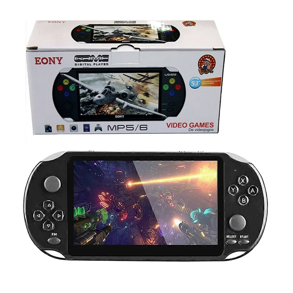 ds6-698255-2 Φορητή Gaming Κονσόλα Χειρός EONY MP5-6 LJQ-8255 σε Μαύρο Χρώμα - Image 1