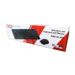 Σετ Ασύρματο Πληκτρολόγιο & Ποντίκι DQR KMS-W-001 Ελληνικό - Image 2