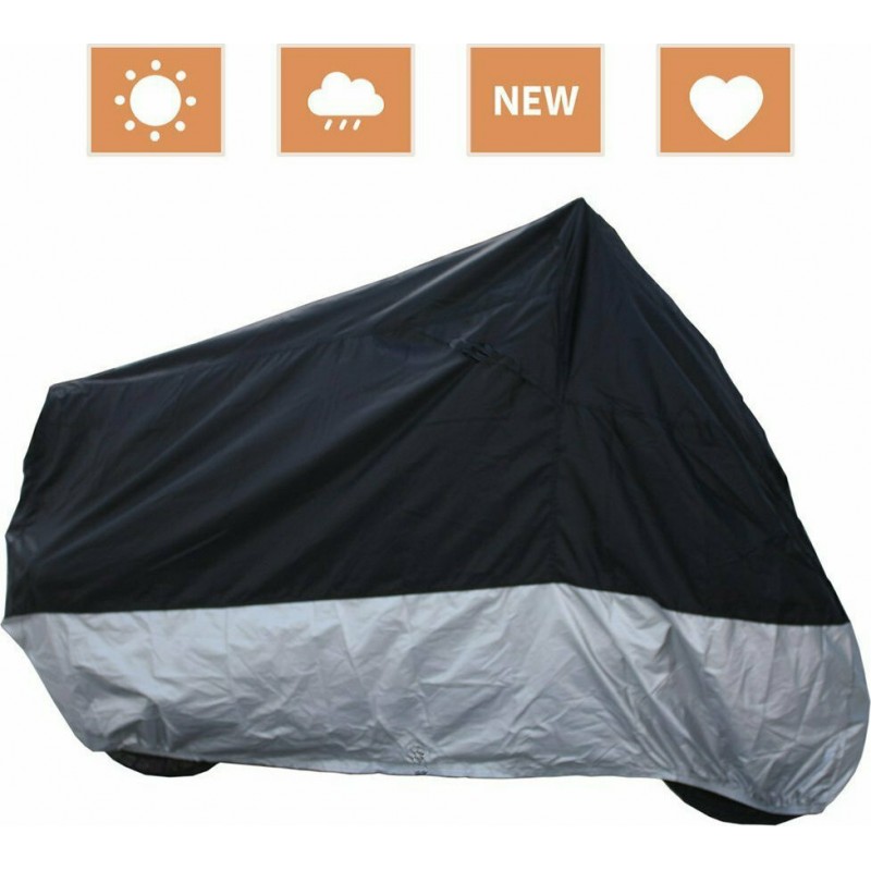 product-9996632-1 Αδιάβροχη Κουκούλα Μοτοσυκλετας XXXL 265x105x125cm X012-4 - Image 1
