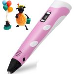Στυλό για 3D Σχεδίαση 3D Pen με 3 Ανταλλακτικά ABS Filament 1.75mm σε Μπλε Χρώμα - Image 2